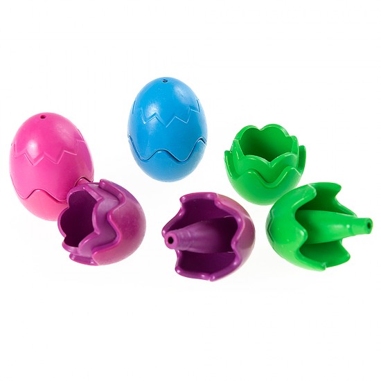 Creioane cerate Strigo, EGGS, 4 culori Creioane cerate Strigo, EGGS, 4 culori