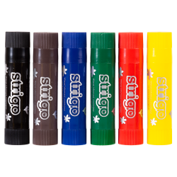 Creioane Strigo Gel Stick 6 culori 10g Creioane Strigo Gel Stick 6 culori 10g