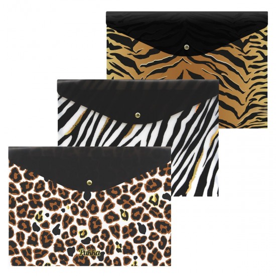 Dosar plic cu capsa Pukka Wild, A4, Tiger Dosar plic cu capsa Pukka Wild, A4, Tiger