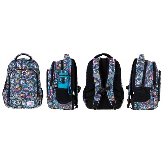 Ghiozdan, Strigo, Misty+ 20021ST, 39 x 27 x 18, 24 litri, multicolor Ghiozdan, Strigo, Misty+ 20021ST, 39 x 27 x 18, 24 litri, multicolor
