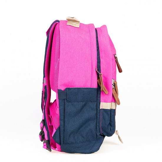 Ghiozdan Strigo BL23, Everyday basic,40x28x15 aquamarin/roz fucsia, 25 litri Ghiozdan Strigo BL23, Everyday basic,40x28x15 aquamarin/roz fucsia, 25 litri