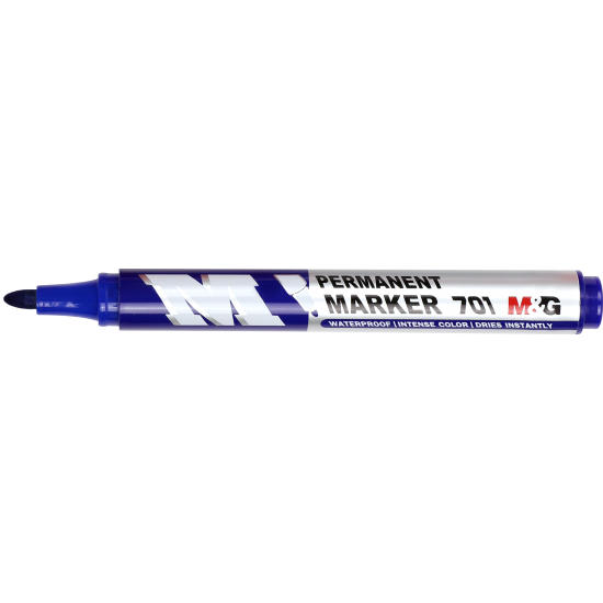 M&G Marker permanent, albastru