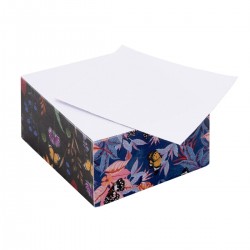 Cub notite neadezive Pukka Pands Bloom, 500 file, 80x80 mm, 70 g Cub notite neadezive Pukka Pands Bloom, 500 file, 80x80 mm, 70 g