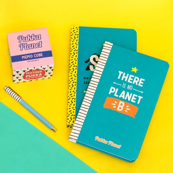 Cub notite neadezive Pukka Planet, 600 file, 80x80 mm, 100% hartie reciclata, 70 g Cub notite neadezive Pukka Planet, 600 file, 80x80 mm, 100% hartie reciclata, 70 g
