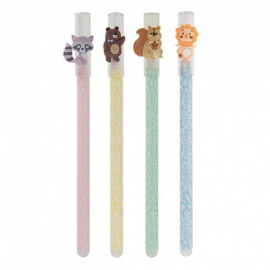 Set 4 pixuri Strigo cerneala cu stergere, Adventure Set 4 pixuri Strigo cerneala cu stergere, Adventure