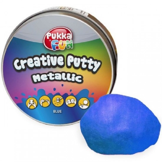 Plastilina Metalica Pukka Pads 60g albastru