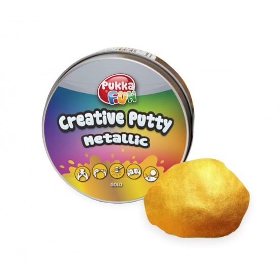 Plastilina Metalica Pukka Pads 60g auriu Plastilina Metalica Pukka Pads 60g auriu