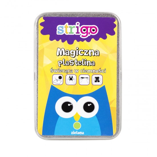 Plastilina magica Strigo verde fosforescent Plastilina magica Strigo verde fosforescent