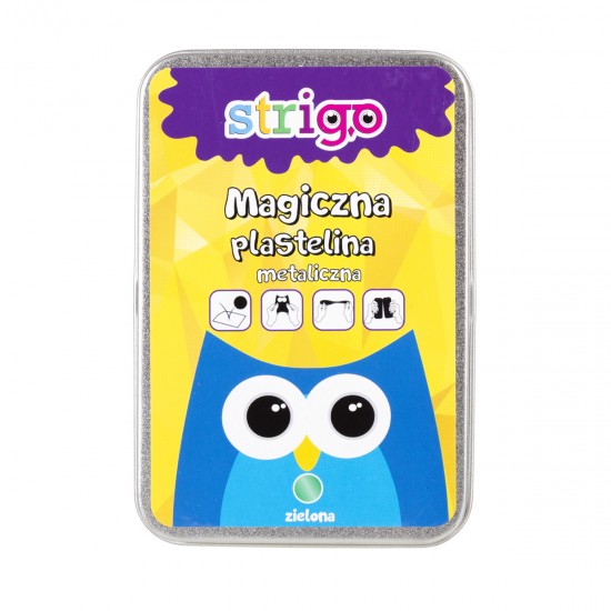 Plastilina magica Strigo METALLIC Verde