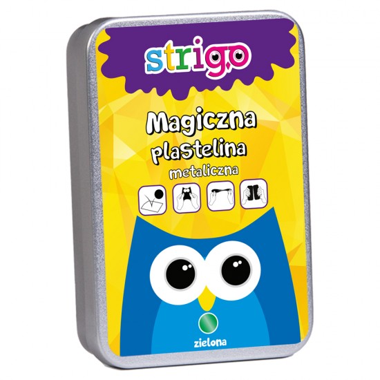 Plastilina magica Strigo METALLIC Verde