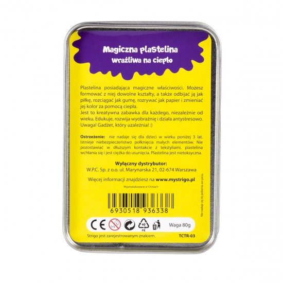 Plastilina magica Strigo cu stergere Violet- Albastru Plastilina magica Strigo cu stergere Violet- Albastru