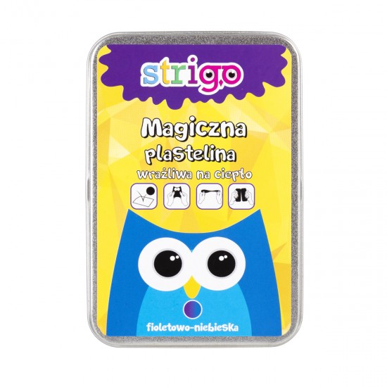 Plastilina magica Strigo cu stergere Violet- Albastru Plastilina magica Strigo cu stergere Violet- Albastru