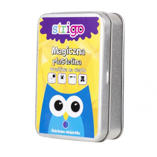 Plastilina magica Strigo cu stergere Violet- Albastru Plastilina magica Strigo cu stergere Violet- Albastru
