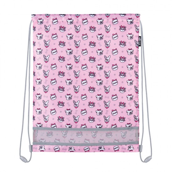 Sac Strigo 'Dogs' Gym Bag 35x46.5cm, roz Sac Strigo 'Dogs' Gym Bag 35x46.5cm, roz