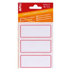 Etichete scolare, Apli, autoadezive, 6 coli, 18 etichete, dimensiune 34x78mm Etichete scolare, Apli, autoadezive, 6 coli, 18 etichete, dimensiune 34x78mm