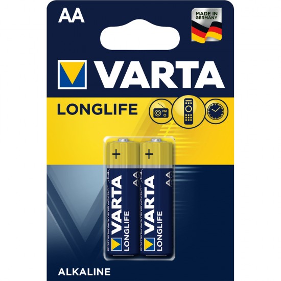 Baterii Varta Longlife Extra, LR6, 2 bucati/set