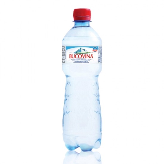 Apa minerala carbogazoasa Bucovina, 0.5 l, 12 sticle/bax Apa minerala carbogazoasa Bucovina, 0.5 l, 12 sticle/bax