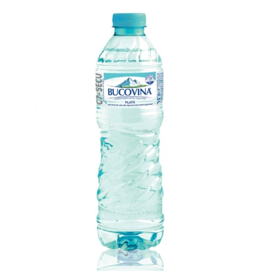 Apa minerala plata Bucovina, 0.5 l, 12 sticle/bax Apa minerala plata Bucovina, 0.5 l, 12 sticle/bax