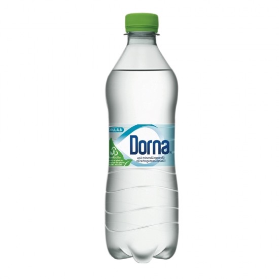 Apa minerala plata Dorna, 0.5 l, 12 sticle/bax Apa minerala plata Dorna, 0.5 l, 12 sticle/bax