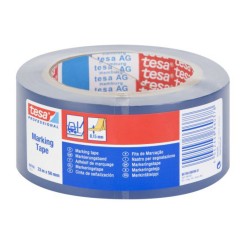 Banda adeziva de marcare Tesa, albastra, 50 mm x 33 m Banda adeziva de marcare Tesa, albastra, 50 mm x 33 m