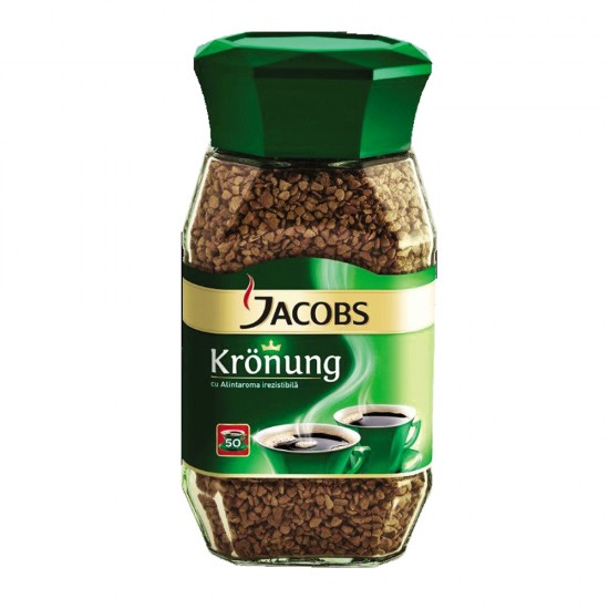 Cafea instant Jacobs Kronung, 100 g Cafea instant Jacobs Kronung, 100 g