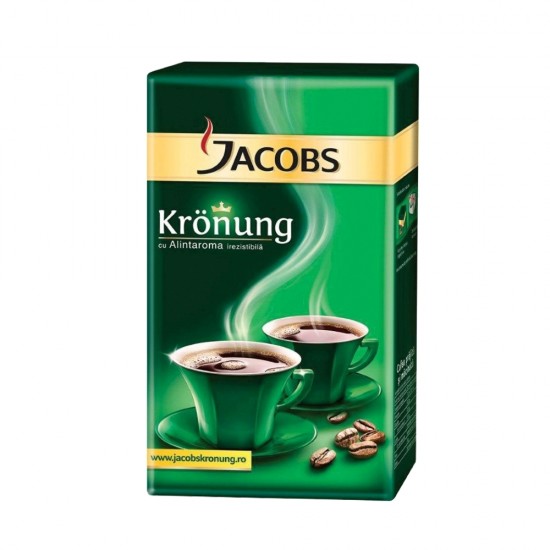 Cafea macinata Jacobs Krönung, 500 g Cafea macinata Jacobs Krönung, 500 g