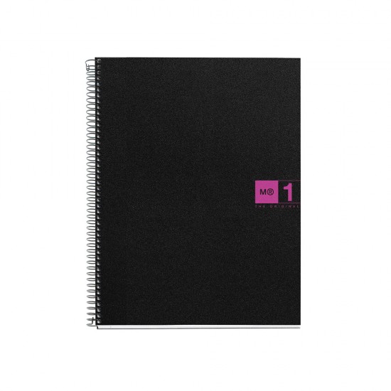 Caiet cu spira Miquelrius Originals, A5, matematica, 80 file, fucsia Caiet cu spira Miquelrius Originals, A5, matematica, 80 file, fucsia