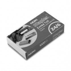 Capse Noki, Zimba Tell, 24/6, 10 cutii x 1000 bucati/cutie Capse Noki, Zimba Tell, 24/6, 10 cutii x 1000 bucati/cutie