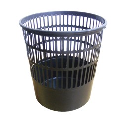 Cos pentru birou, Tami, 16 l, perforat, negru Cos pentru birou, Tami, 16 l, perforat, negru