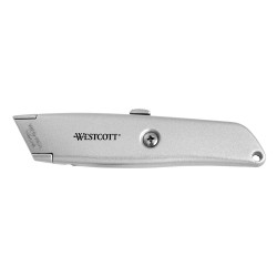 Cutter Metal Westcott latime lama 18mm, robust, maner metalic Cutter Metal Westcott latime lama 18mm, robust, maner metalic