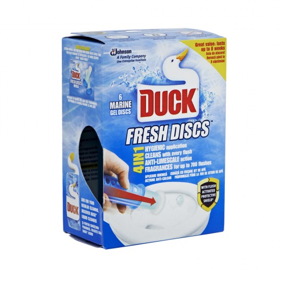 Odorizant toaleta Duck Fresh Disc 4 in 1 , 36 ml