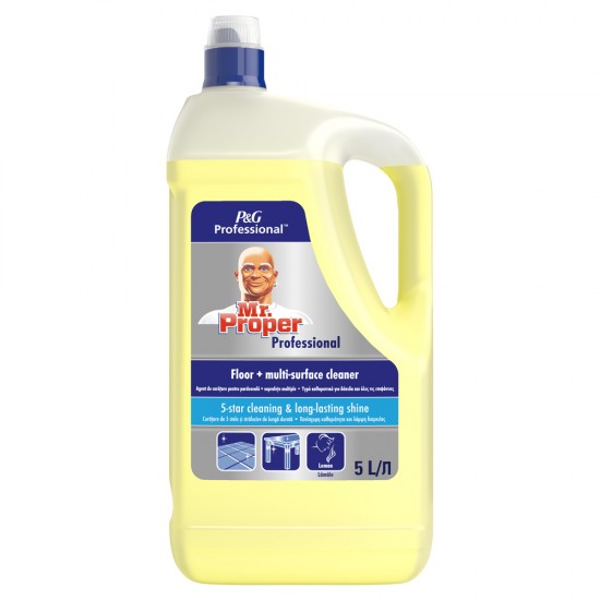 Detergent pardoseala, Mr Proper, Lemon, 5 l