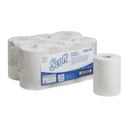 Rezerva prosoape in rola Kimberly-Clark Scott Slim, alb, 190 m/rola, 6 role/bax Rezerva prosoape in rola Kimberly-Clark Scott Slim, alb, 190 m/rola, 6 role/bax