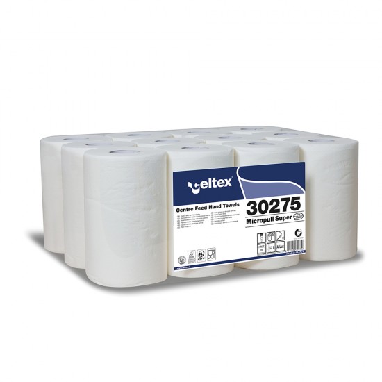 Rola prosop, Celtex, Super-Mini 30275, derulare centrala, 2 straturi, alb, 45cm, 12 role/bax Rola prosop, Celtex, Super-Mini 30275, derulare centrala, 2 straturi, alb, 45cm, 12 role/bax