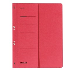 Dosar cu gauri 1/2 Lux Falken, carton, 250 g/mp, rosu Dosar cu gauri 1/2 Lux Falken, carton, 250 g/mp, rosu
