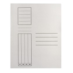 Dosar cu sina, carton, alb, 10 bucati/set Dosar cu sina, carton, alb, 10 bucati/set