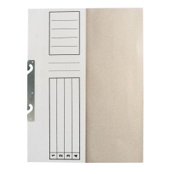 Dosar de incopciat 1/2, carton, alb, 10 bucati/set Dosar de incopciat 1/2, carton, alb, 10 bucati/set