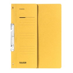 Dosar de incopciat 1/2 Lux Falken, carton, 250 g/mp, galben Dosar de incopciat 1/2 Lux Falken, carton, 250 g/mp, galben
