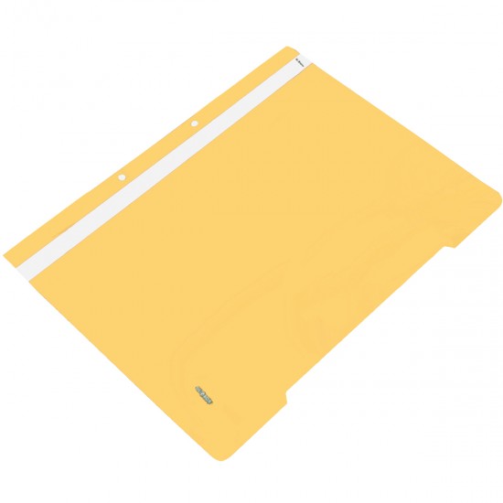 Dosar plastic cu sina si 2 perforatii, galben Dosar plastic cu sina si 2 perforatii, galben