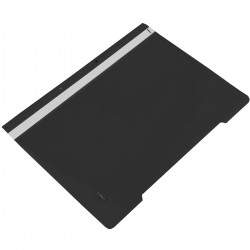 Dosar plastic cu sina si 2 perforatii, negru Dosar plastic cu sina si 2 perforatii, negru