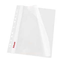 Dosar PP cu multiperforatii Esselte VIVIDA, A4, alb, 10 buc/set Dosar PP cu multiperforatii Esselte VIVIDA, A4, alb, 10 buc/set