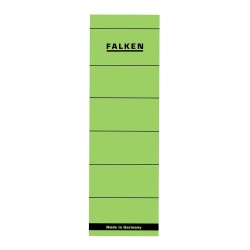 Etichete Falken autoadezive, pentru bibliorafturi, 60 x 190 mm, verde Etichete Falken autoadezive, pentru bibliorafturi, 60 x 190 mm, verde