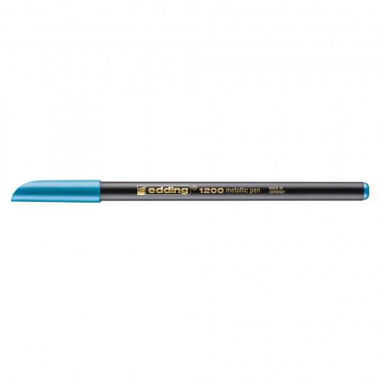 Marker, Edding 1200, tip carioca, grosime varf 1-3 mm, albastru metalic Marker, Edding 1200, tip carioca, grosime varf 1-3 mm, albastru metalic