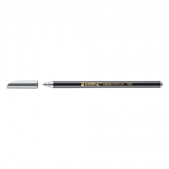 Marker, Edding 1200, tip carioca, grosime varf 1-3 mm, argintiu Marker, Edding 1200, tip carioca, grosime varf 1-3 mm, argintiu