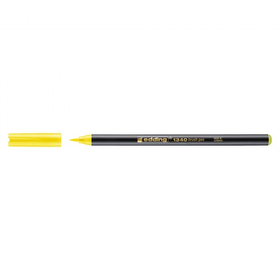 Marker, Edding 1340, varf tip pensula, galben Marker, Edding 1340, varf tip pensula, galben