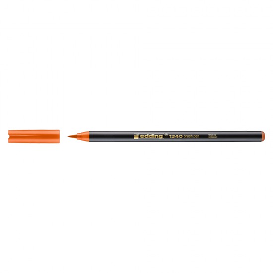 Marker, Edding 1340, varf tip pensula, portocaliu