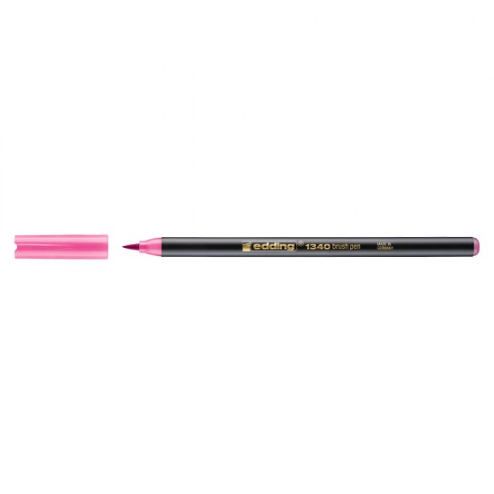 Marker, Edding 1340, varf tip pensula, roz Marker, Edding 1340, varf tip pensula, roz
