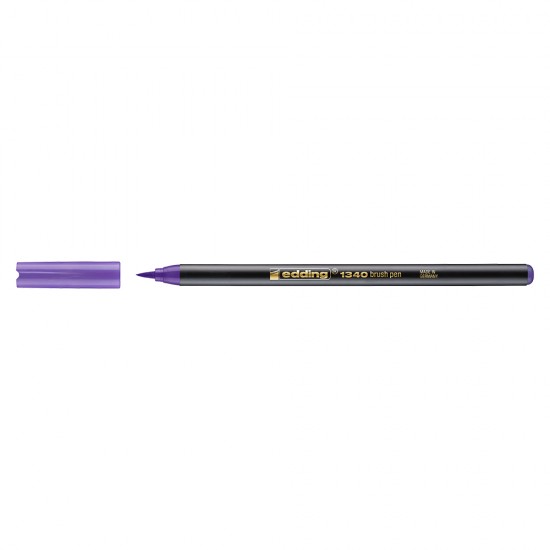 Marker, Edding 1340, varf tip pensula, violet