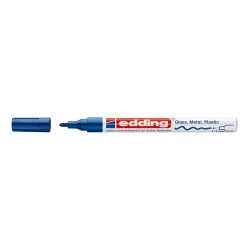 Marker permanent Edding 751 cu vopsea, corp metalic, varf rotund, 1-2 mm, albastru Marker permanent Edding 751 cu vopsea, corp metalic, varf rotund, 1-2 mm, albastru