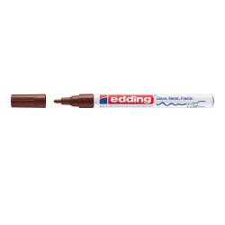 Marker permanent Edding 751 cu vopsea, varf 1-2MM, maro Marker permanent Edding 751 cu vopsea, varf 1-2MM, maro